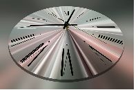 metallic clock