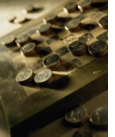 Coins on a Checker Board