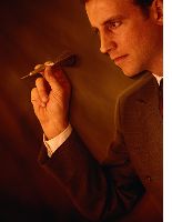 man w/dart