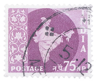 vintage indian stamp