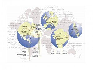 Minacs global ftprnt map