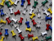 push pins