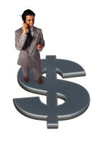 Man and Dollar Sign
